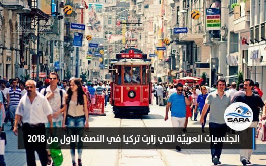 الجنسيات العربيّة التي زارت تركيا