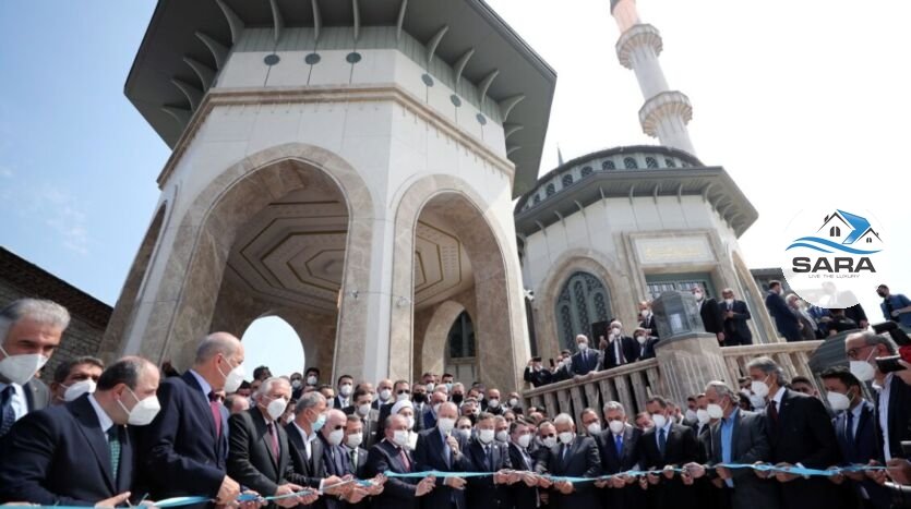 افتتاح مسجد ميدان تقسيم